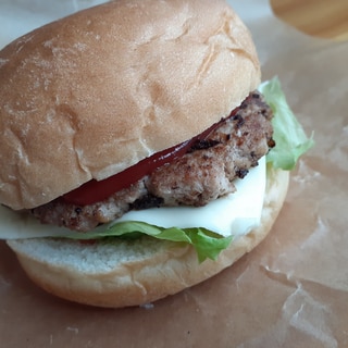 スライスチーズ入り！豆腐ハンバーガー！(北海道産)